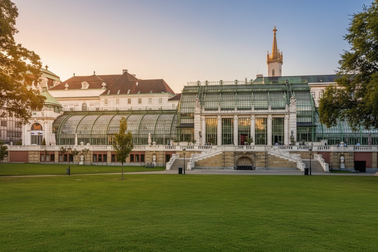 Viena — Burggarten Pabellón de Mariposas